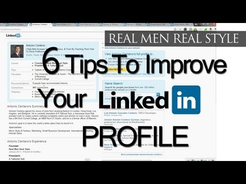 how to improve linkedin profile