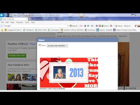 how to do facebook year in review