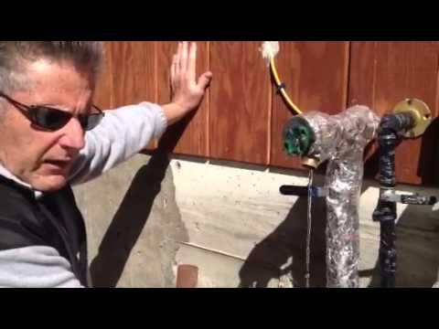 how to drain pipes for the winter