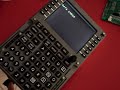 promotion video fms/fmc 737ng plugnfy, start procedure sys under project magenta program cdu. test illumination, test led msg and clear with keyboard, lesson click sound keyboard.