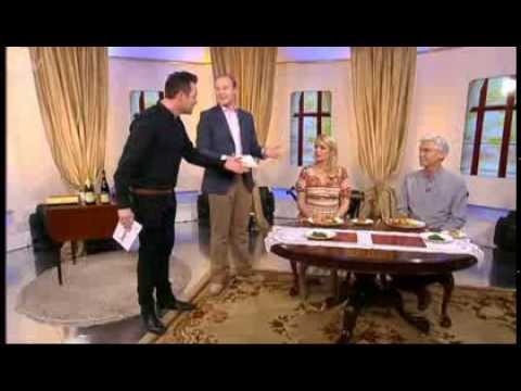 this morning - Etiquette expert William Hanson quizzes Philip Schofield and Holly Willoughby on ITV daytime's This Morning.