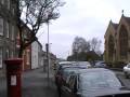 Queen Victoria's pillar box opp St Mary's Bridport Christmas eve 2008