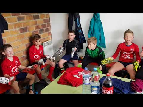 Vestiaires U10 1 victoire 0-6 Aubigny-Savy 14 04 2018