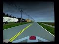 Trainz: A Harley slowly overtaking train. Part 1.