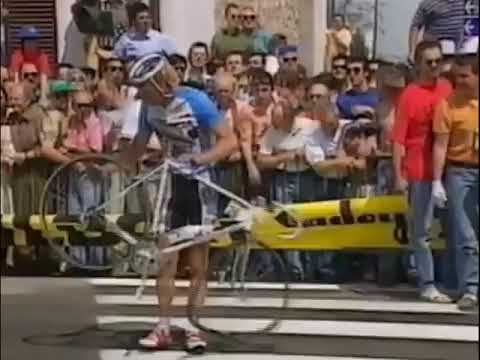 Arrivo tappa del Giro d'Italia 1994 a Pontedera