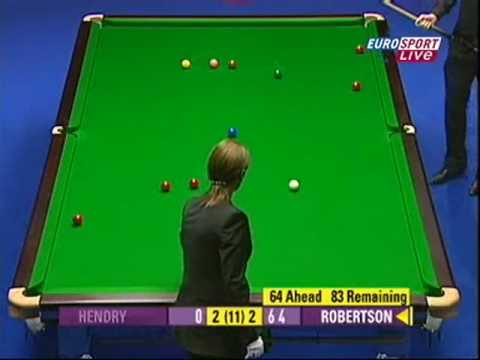 Robertson - Snooker Masters 2009 Stephen Hendry × Neil Robertson Frame 5.