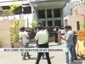 the bcci chief is in mumbai, reportedly to meet his son-in law who was arrested on charges of betting yesterday.