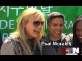 www.ctngreen.com  ctn green - neal gray catches up with daryl hannah and esai morales at earth day in la.