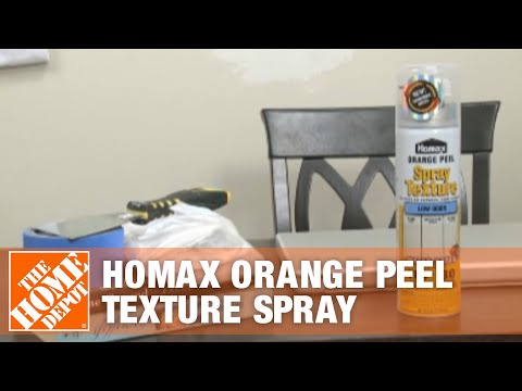 how to repair orange peel ceiling