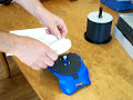 A 58 second demonstration of applying a peel-and-stick label onto a CD/DVD, using an Avery 