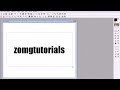 glowing text photofiltre