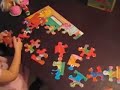 Abby Making A Puzzle Abby Making A Puzzle