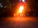 Fireshow na plaży Bahama