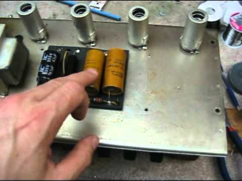 how to drain amp caps