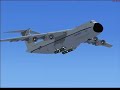 FSX C-5 GALAXY (30Knot crosswind)