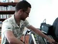 Stuart Busby on trumpet and KB