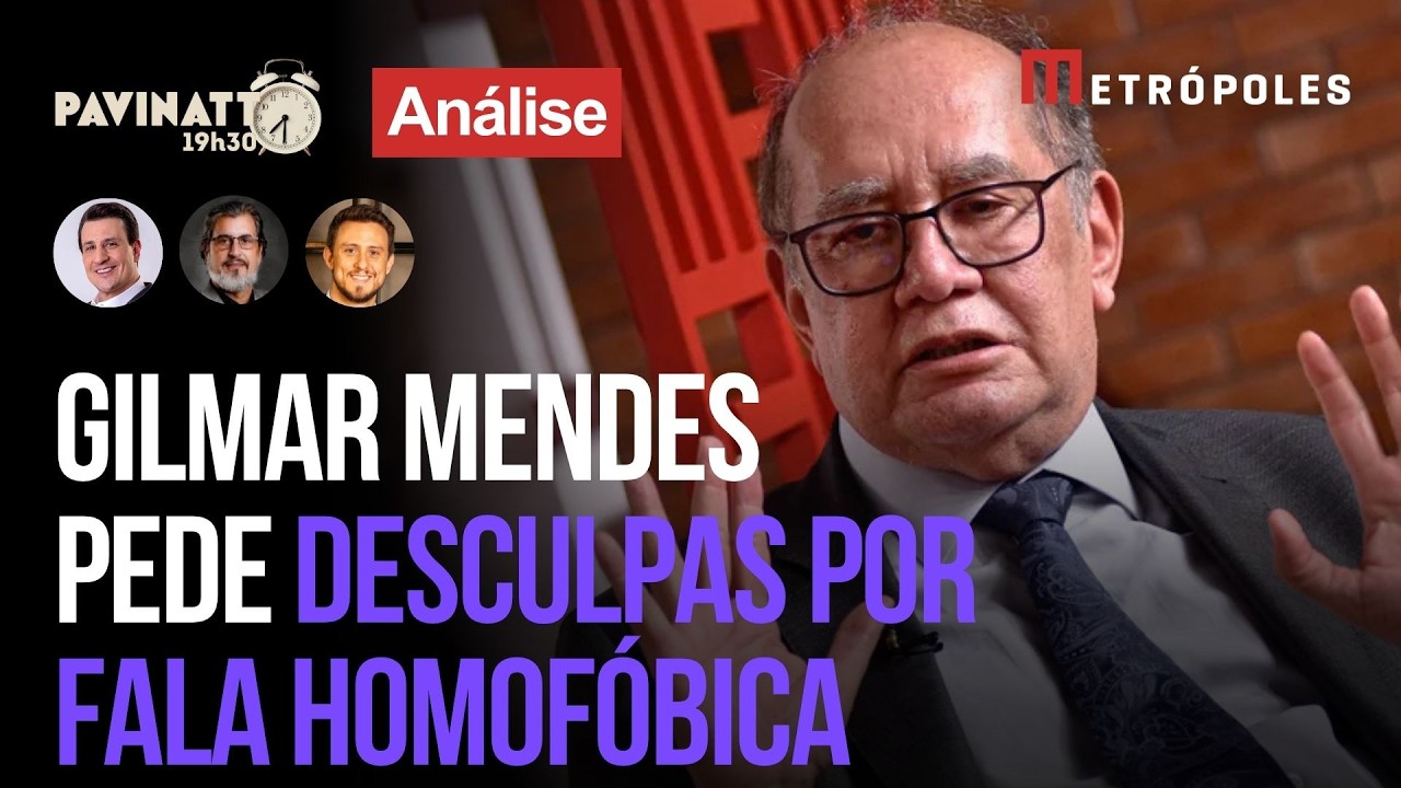 Pavinatto: “Gilmar Mendes não é homofóbico, fala foi uma infelicidade”