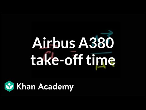 Airbus A380 take-off time