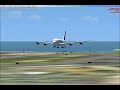 Air France A380-800 landing at St. Maarten