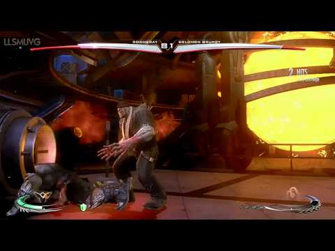 Injustice Gods Among Us gameplay Solomon Grundy vs Doomsday