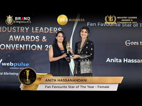 Anita Hassanandani won Fan Favourite Star of The Year - Female at Industry Leaders Awards 2023