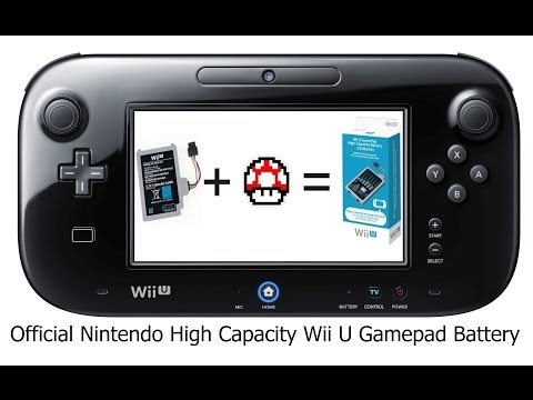 Nintendo Wii U High Capacity Gamepad Battery - Adam Koralik