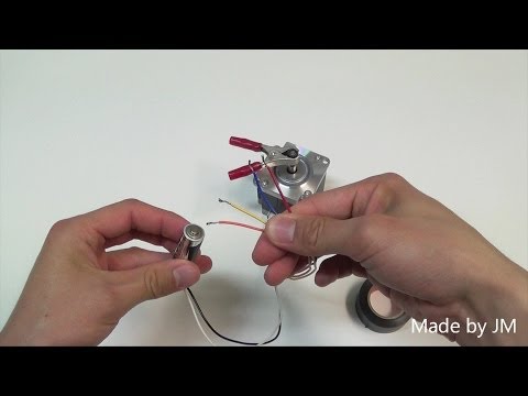 how to drive a unipolar stepper motor