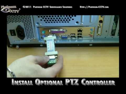 how to control ptz camera with pc