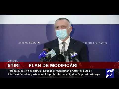 Plan de modificări