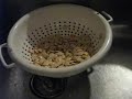 Randy cooks pumpkin seeds