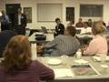 Lou Anne Wallace at a Power Plant Hearing in Wise County, VA