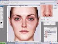 Sophie Dahl - Red and Black Photoshop Make Up