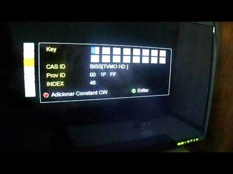 Chave Biss para abrir Globo Hd e Sbt Hd em banda C