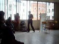 the looked room
