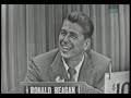 Whats my line? - Ronald Reagan