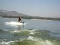 Heather's first wakeboarding experience