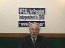 Presidential Candidate James H McCall on immigration Presidential Candidate James H McCall on immigration