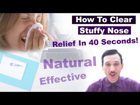 how to relieve nose block