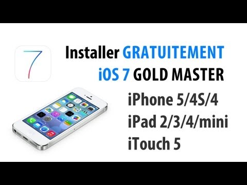 Installer GRATUITEMENT iOS 7 GOLD MASTER (Version Finale) + liens de téléchargements ipsw IOS 7 GM