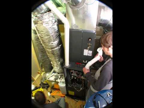 how to vent high efficiency gas furnace