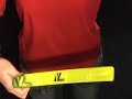 Being safe on your bike and walking at night is as easy as Snap! Tap! Wrap! with Vedante POP BANDS. They're reflective at a spectacular 1500 feet giving drivers valuable extra split seconds to see and react to you. For 360° night visibility and the highest level of safety, bicyclists should wear four bands: one on each arm above the elbow and one on each ankle.Also great in night clubs!  Be seen and have fun!