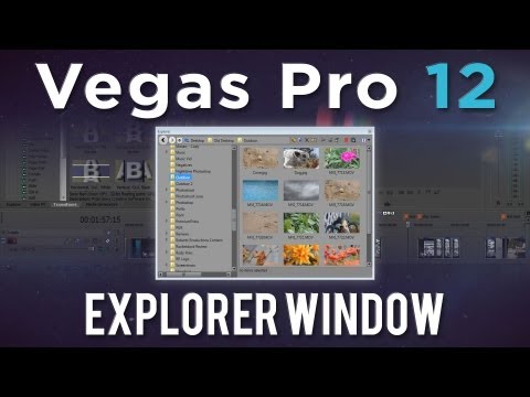djbeto267 - Sony has added quite a few improvements in Vegas Pro 12. Today, we'll be exploring some of the new features brought into the Explorer Window. With it's new d...