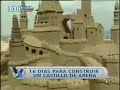 Paqui Peña destroza castillo de arena