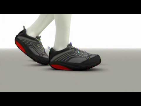 how to walk properly in mbt shoes