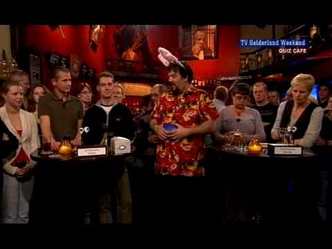 Optreden  Danny van der Kracht 'k Heb Een Koe in televisiequiz. 