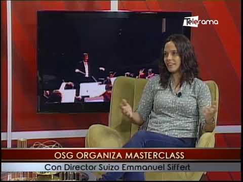 OSG organiza masterclass con director Suizo Emmanuel Siffert
