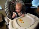 Kellyn Eating Fishy Crackers