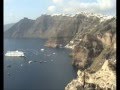 sinking cruise ship -santorini