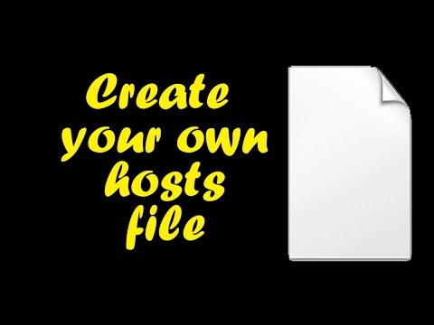 how to hosts file in windows 7