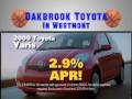 Bob Rohrman's Oakbrook Toyota in Westmont March 2009 TV Commercial